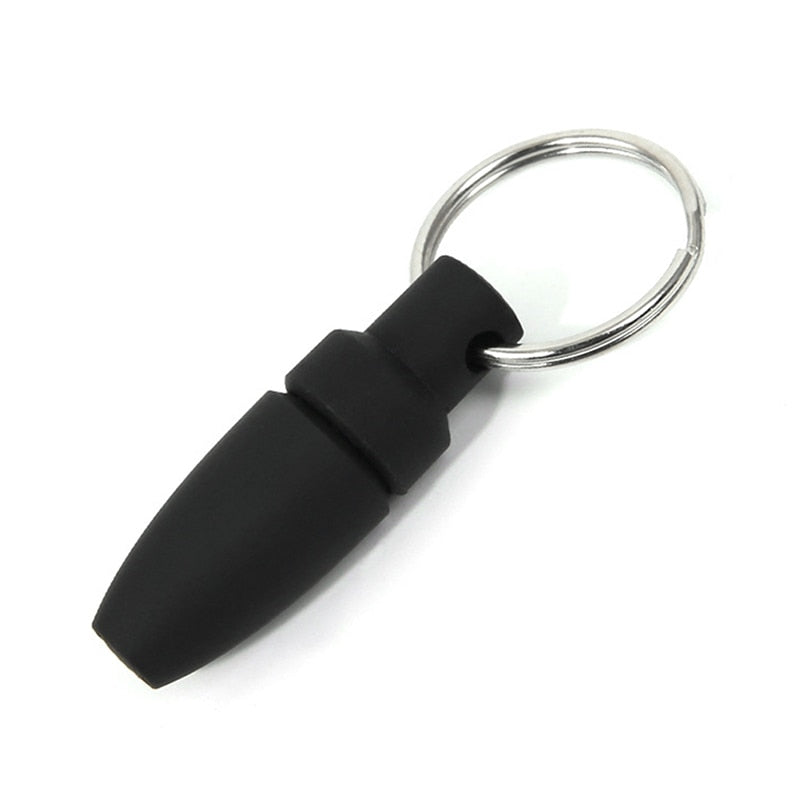 Cigar Punch Cutter Rubber Clip