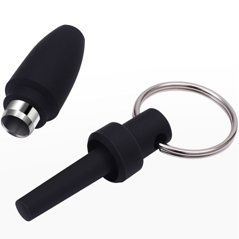Cigar Punch Cutter Rubber Clip