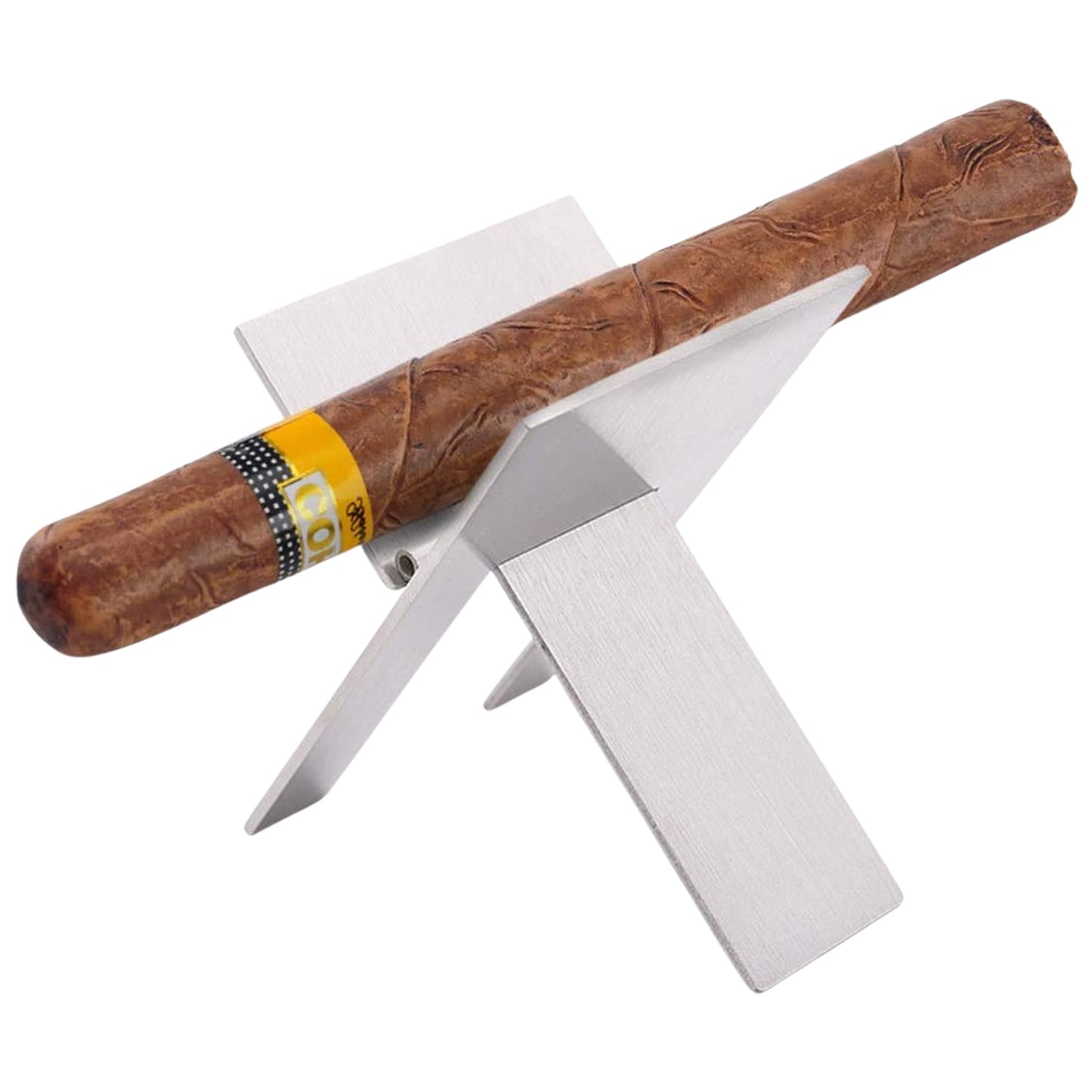 Stainless Steel Cigar Holder Foldable