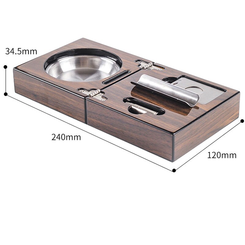 Multifunctional Cigar Ashtray Foldable