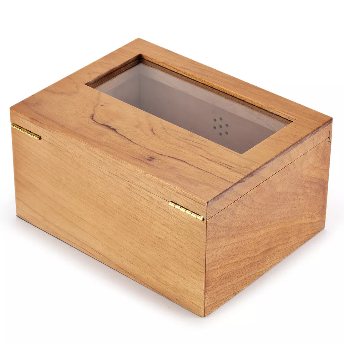 Cigar Humidor With Hygrometer Humidifier 2 Drawers Cedar Wood Portable Humidor Box Cigar Case Fit 25-50 Cigars Cabinet - woodenworld