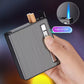 Metal 20Pcs Cigarettes Holder Case Windproof Straight Jet Flame Cigarette Lighter Automatic Bounce Smoke Gas Lighter Men Gadgets - woodenworld