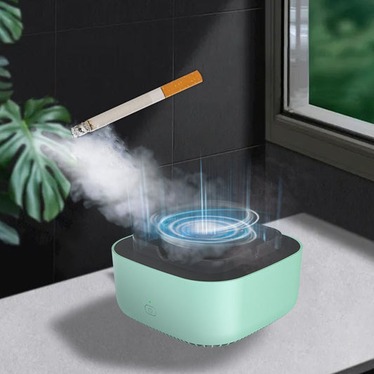 Multipurpose Ashtray with Air Purifier Function for Filtering Second-Hand Smoke From Cigarettes Remove Odor Smoking Accessories - woodenworld